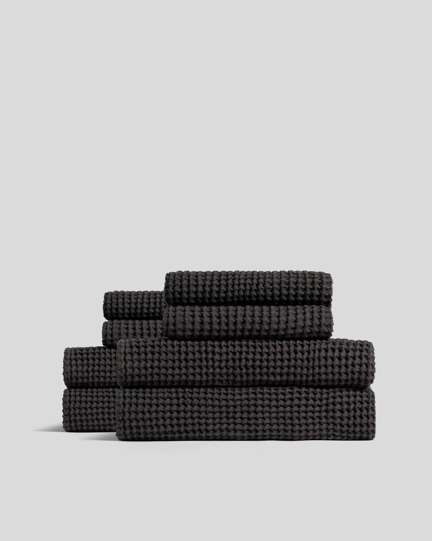 4+4 Waffle Bath Bundle - Onyx