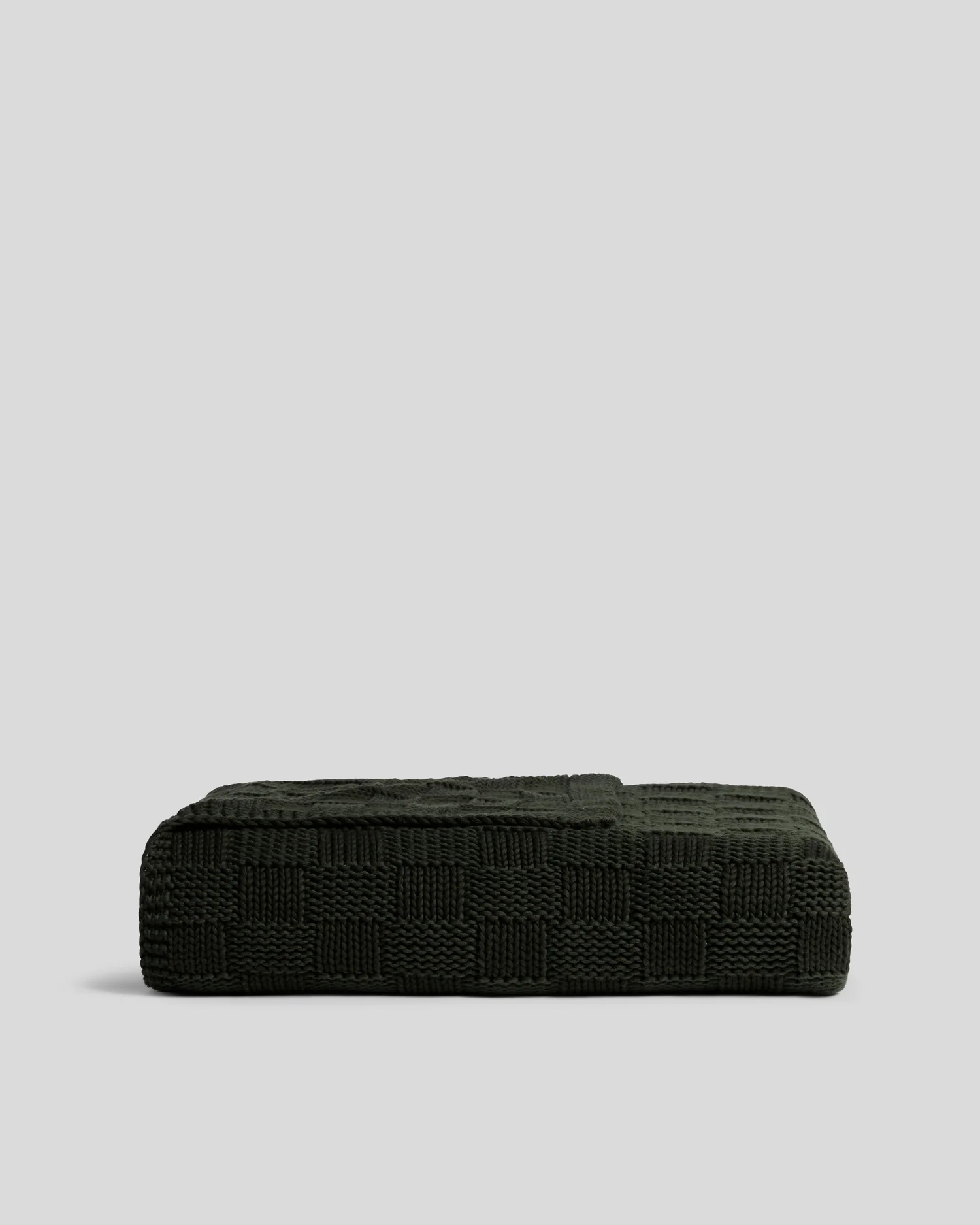 Basketweave Throw (Evergreen)