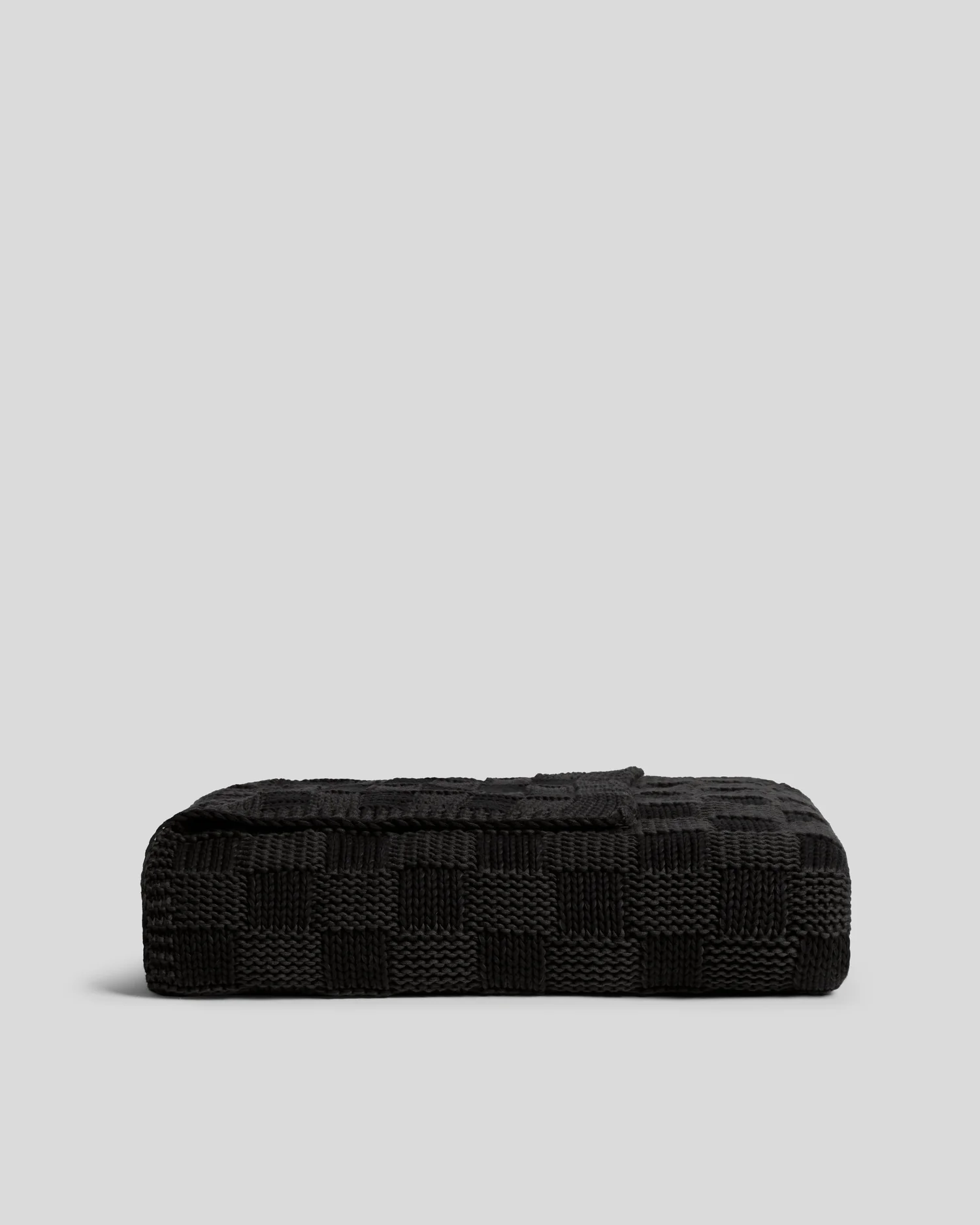 Basketweave Throw (Onyx)