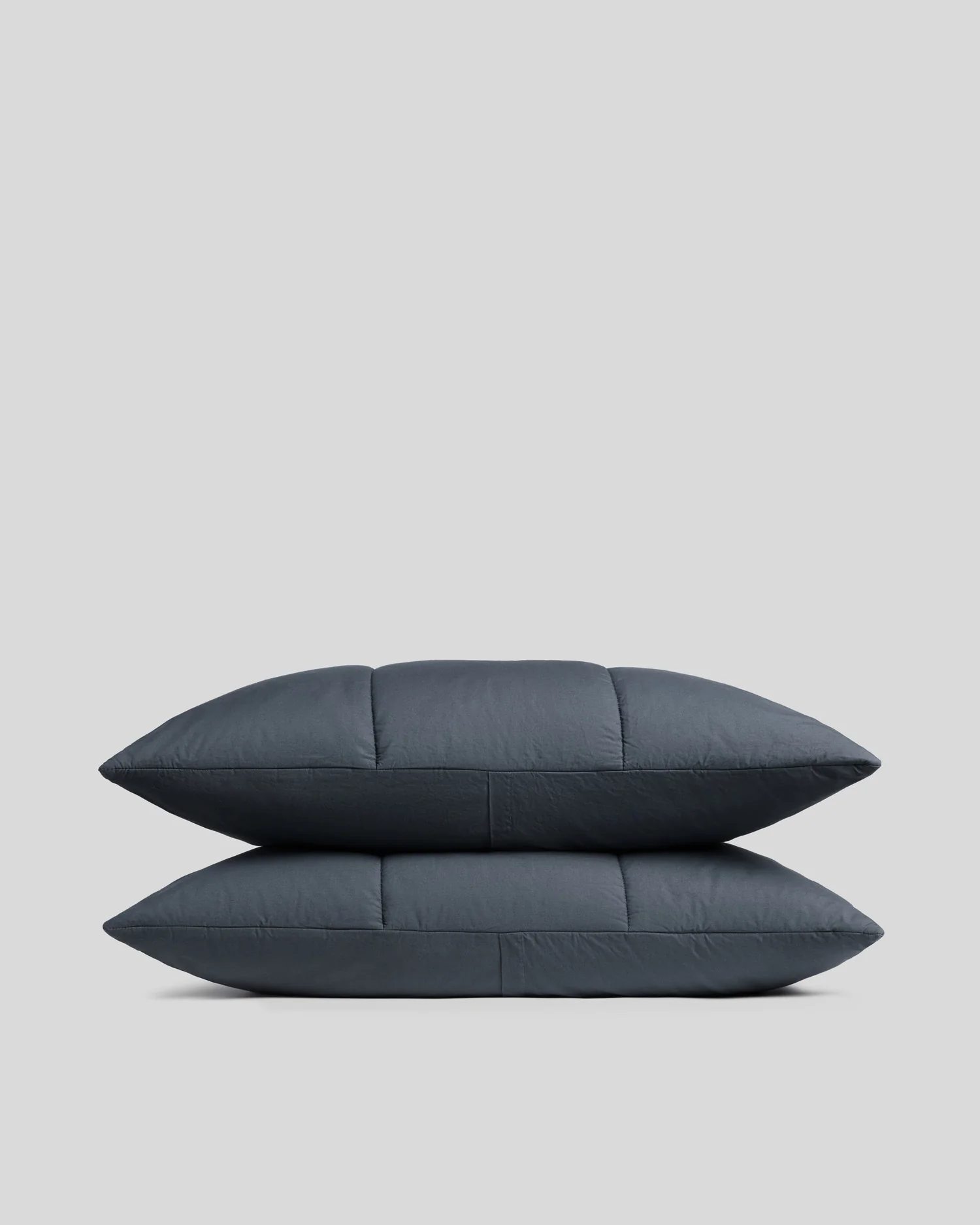 Brushed Cotton Quilted Sham Set (Dusk)