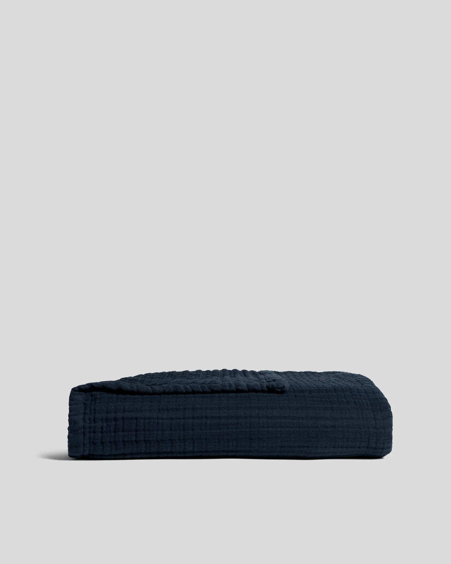 Cloud Linen Gauze Throw (Ink)