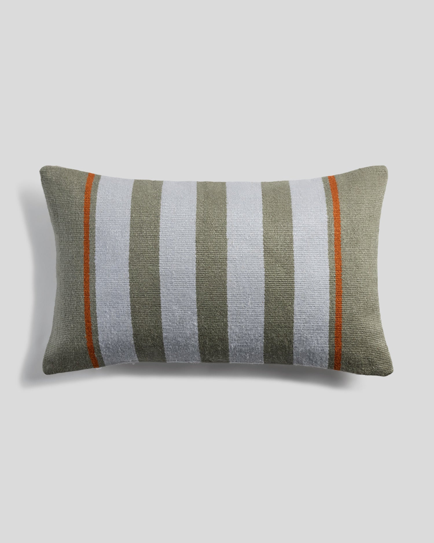 Kilim Mini Lumbar Pillow Cover (Moss and Sky)