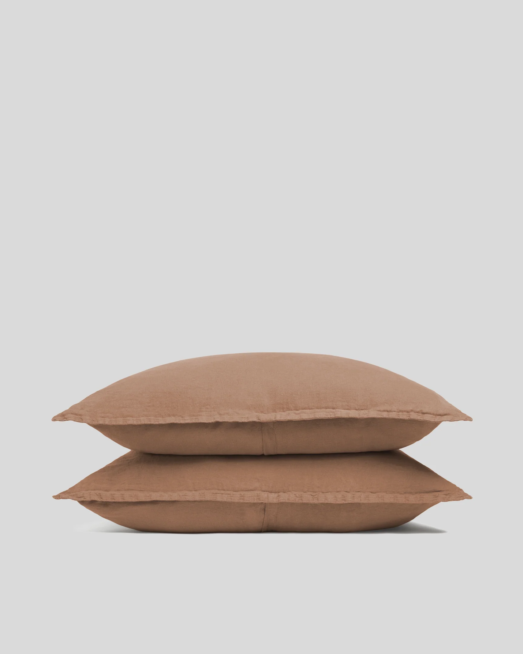 Linen Sham Set (Adobe)