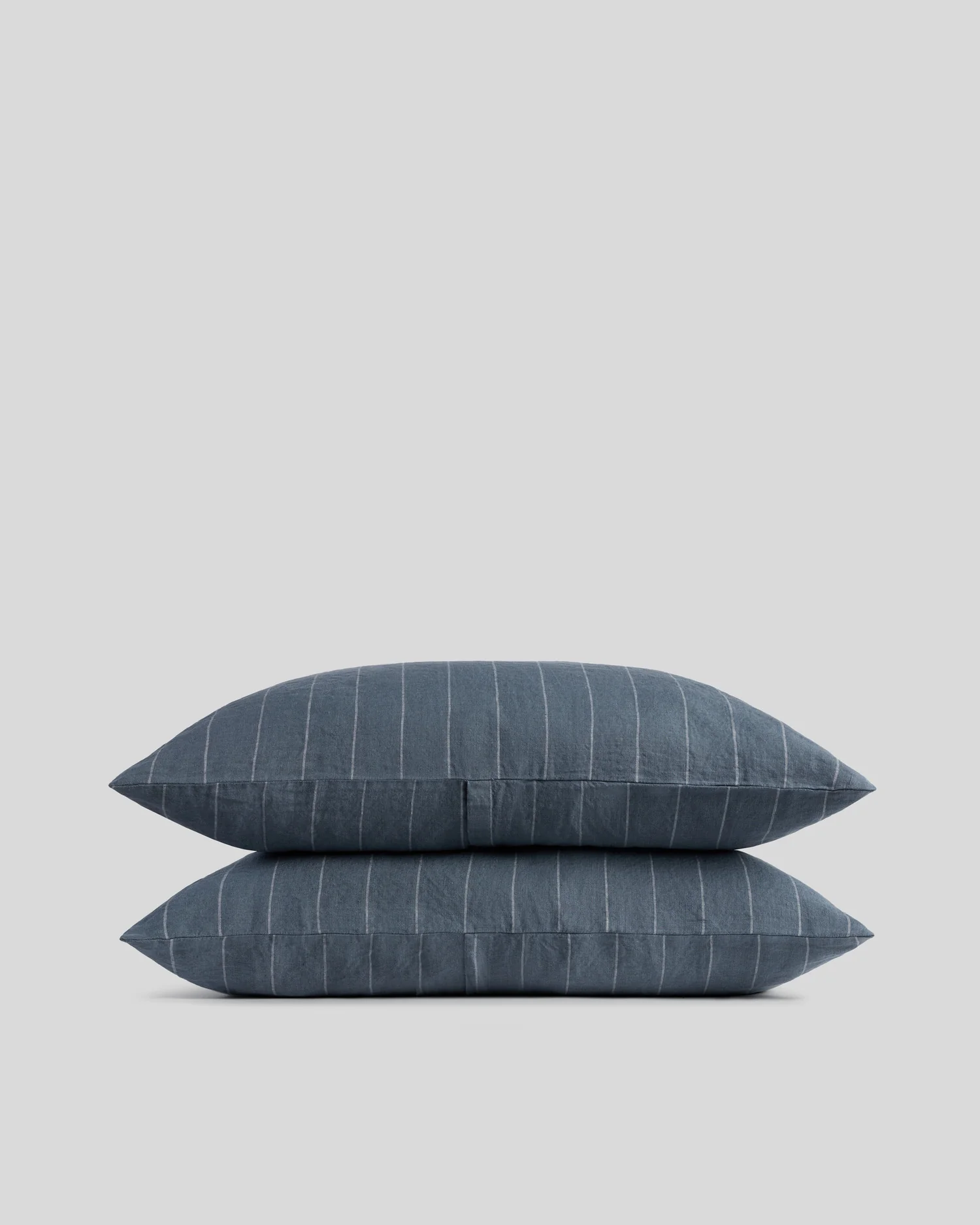 Linen Pillowcase Set (Dusk Stripe)