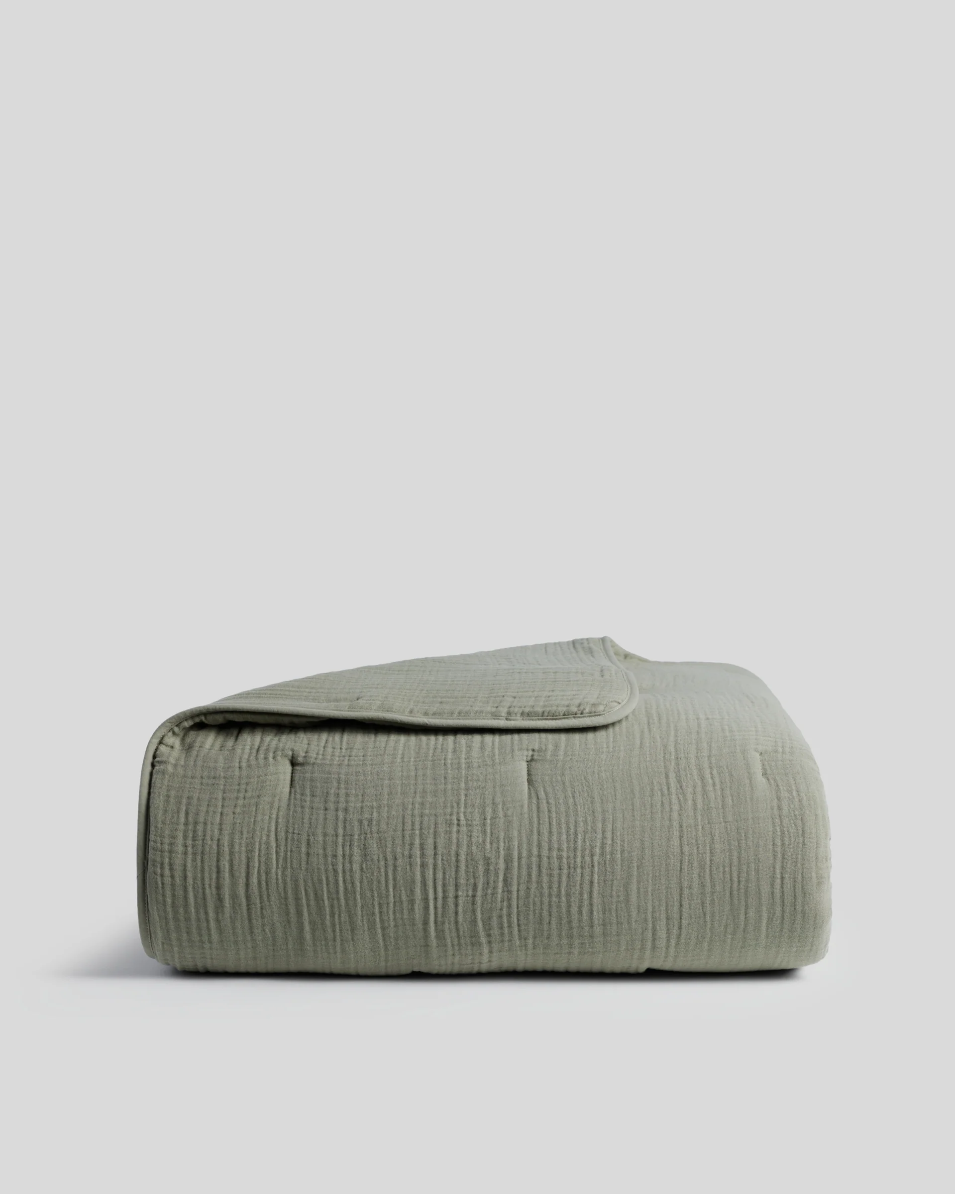 Organic Cloud Cotton Quilt (Moss)