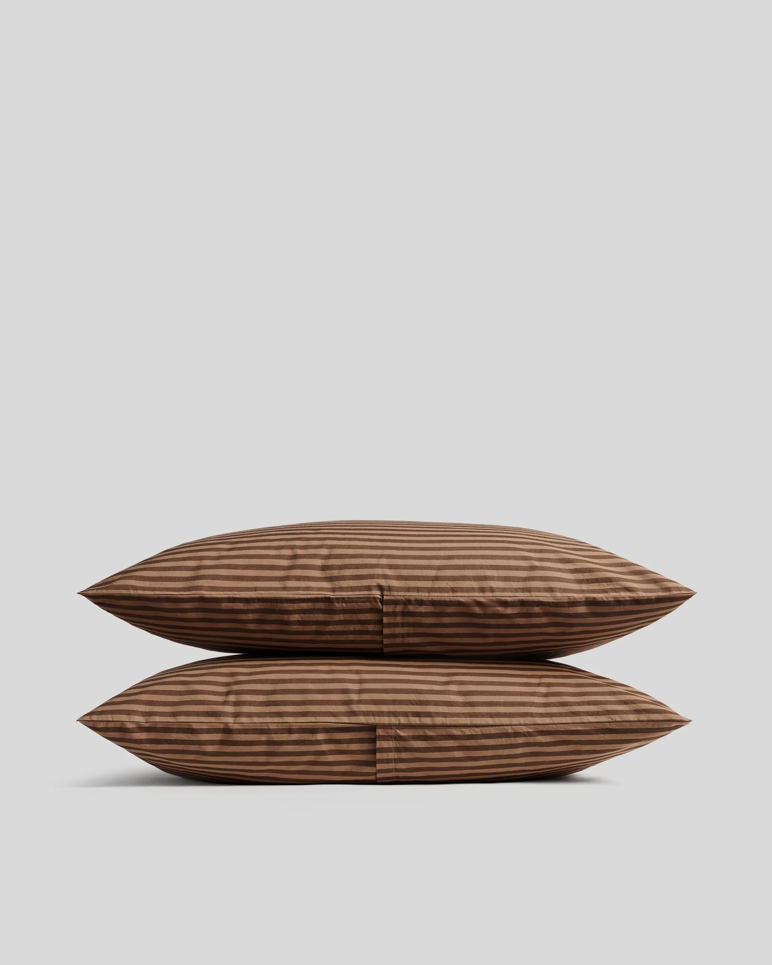Percale Pillowcase Set (Adobe Stripe)
