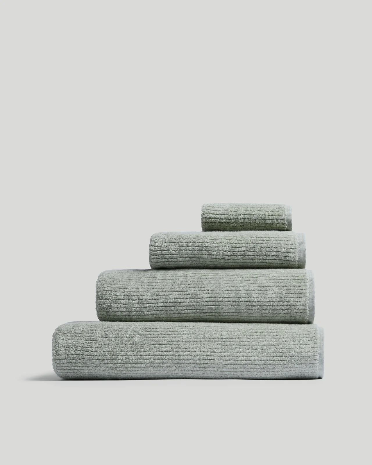 Soft Rib Towels (Sage)